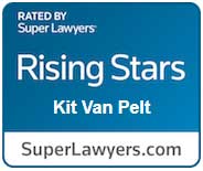 Rated By Super Lawyers | Rising Stars | Kit Van Pelt | SuperLawyers.com